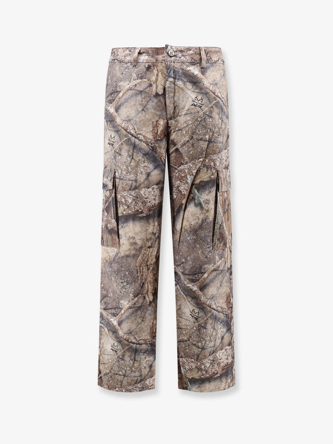 Represent Cargo Trousers With Real Tree Camouflage Print Camo