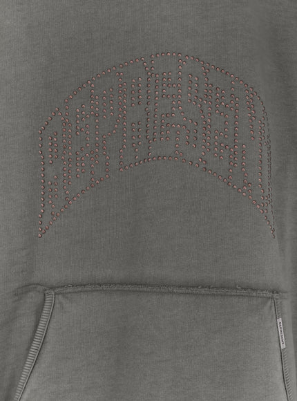 Represent Represent Embellished Hoodie Cotton Sweatshirt