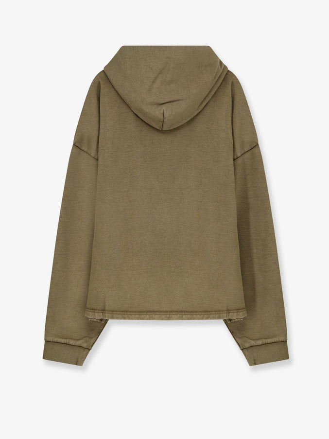 Represent Represent Embellished Hoodie Cotton Sweatshirt
