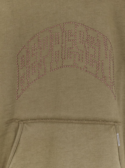 Represent Represent Embellished Hoodie Cotton Sweatshirt