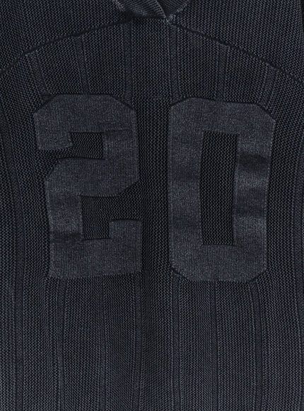 Represent Cotton Sweater With Logo Patch On The Bottom