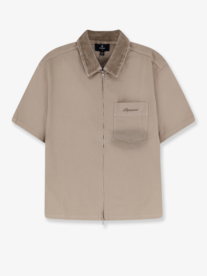 Represent Ramona Cotton Shirt Vintage Khaki
