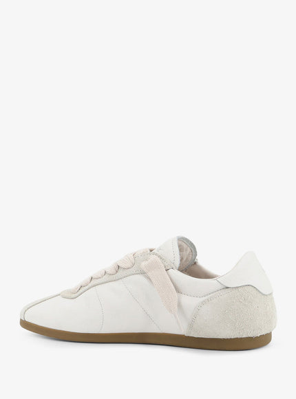 Represent Leather And Suede Sneakers With Engraved Logo On The Tongue