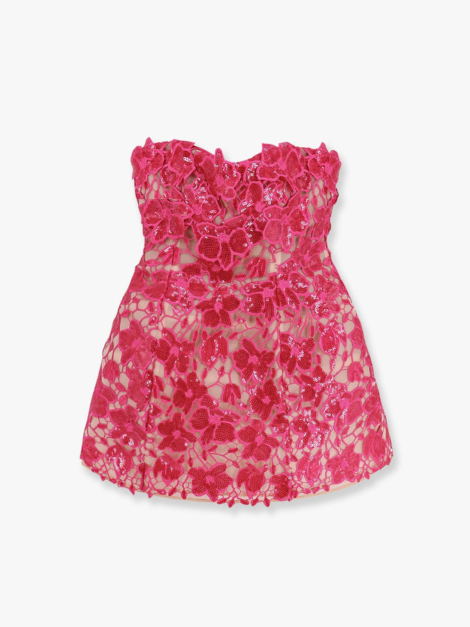 Retrofete Alira Laces And Sequins Dress M One Color