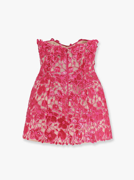 Retrofete Alira Laces And Sequins Dress