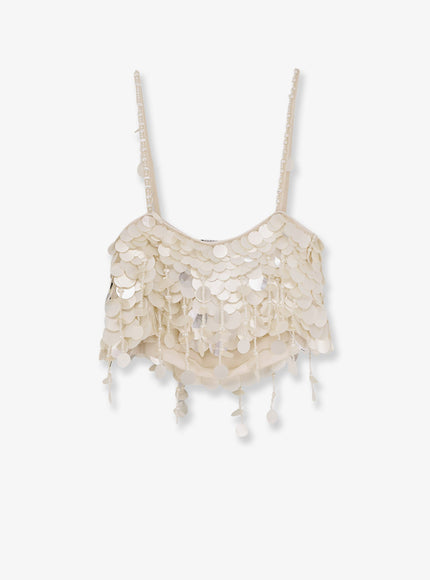 Retrofete Eudora Top With Macro-Sequins