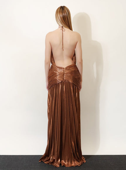 Retrofete Amberley Pleated Dress