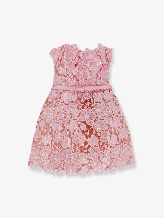 Retrofete Novalie Mini Dress With Satin Belt Primrose