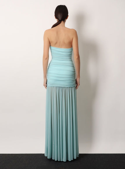 Retrofete Stretch Fabric Adele Long Dress