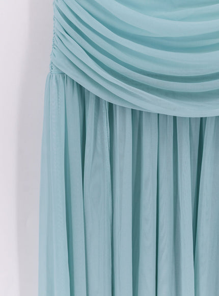 Retrofete Stretch Fabric Adele Long Dress