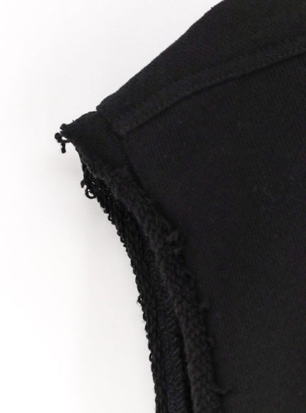 Rick Owens Sleeveless Organic Cotton Sweatshirt