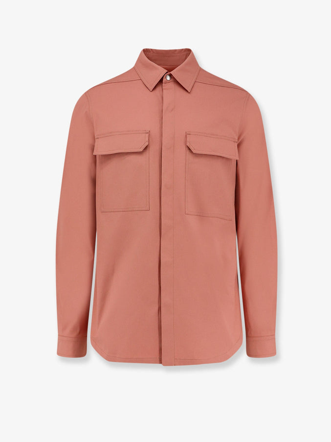 Rick Owens Organic Cotton Shirt Coral
