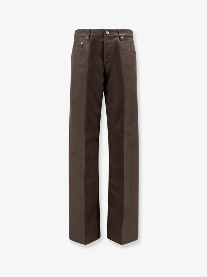 Rick Owens Geth Recycled Material Trousers Durk Dust