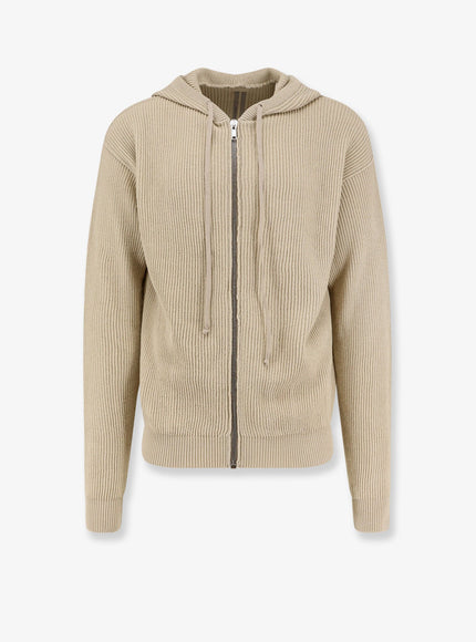 Rick Owens Virgin Wool Cardigan Sand