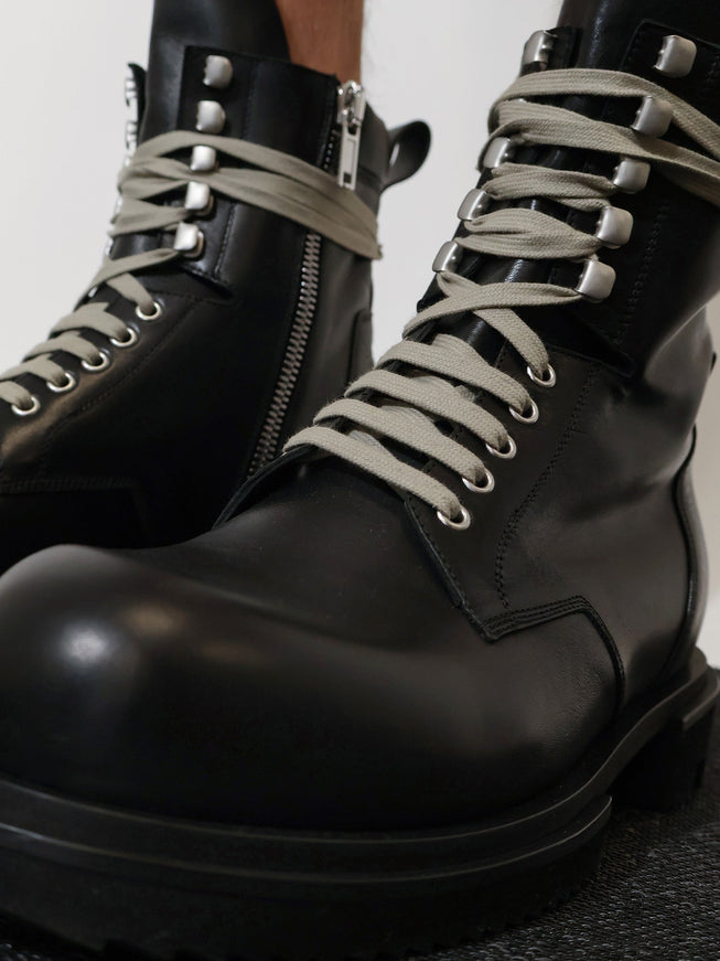 Rick Owens Leather Boots