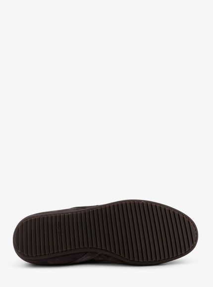 Rick Owens Minimal Nylon And Suede Sneakers