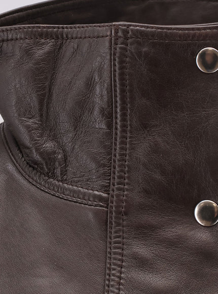 Rohe Oversized Leather Jacket
