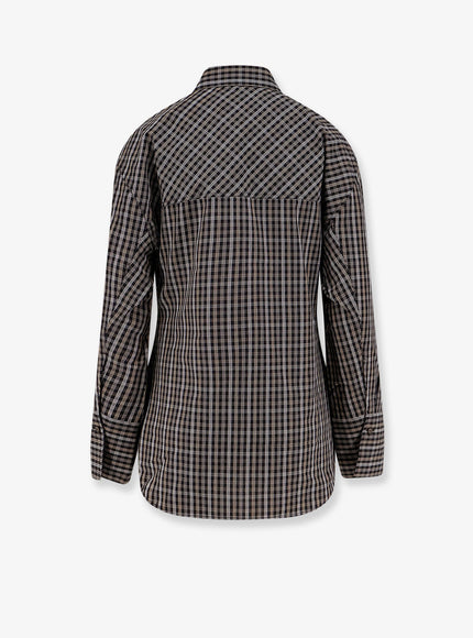 Rohe Cotton Shirt With Check Pattern
