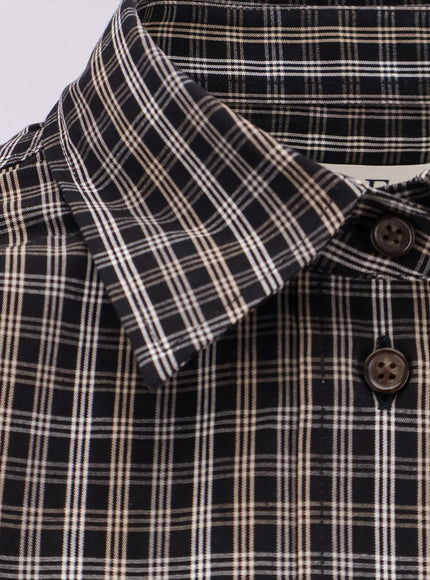 Rohe Cotton Shirt With Check Pattern