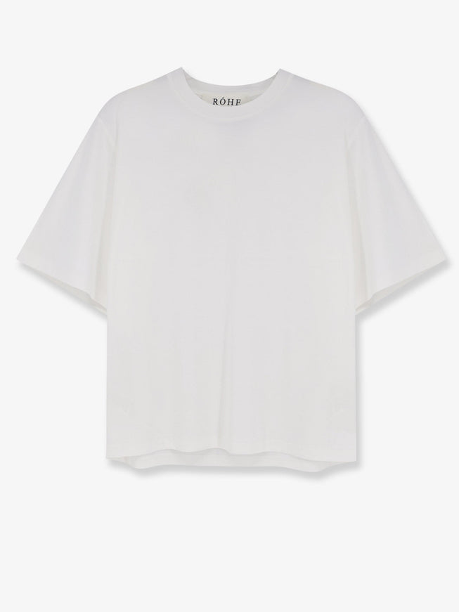 Rohe Cotton Blend T-Shirt Offwhite