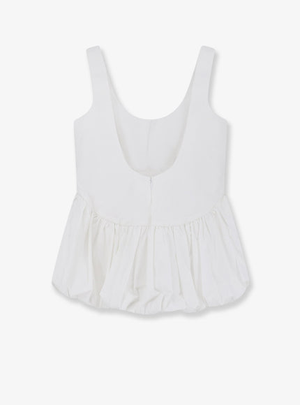 Rohe Voluminous Peplum Cotton Tank Top