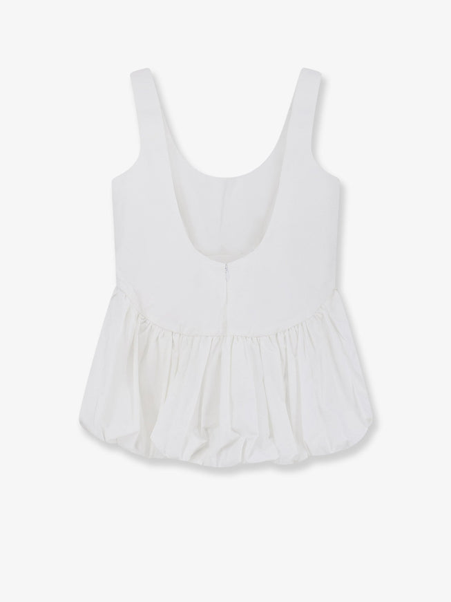 Rohe Voluminous Peplum Cotton Tank Top