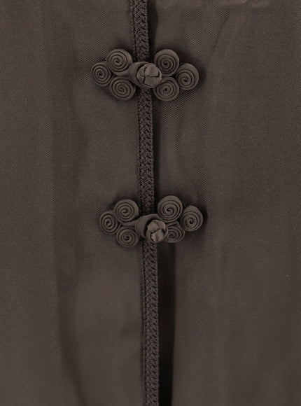 Rohe Mandarin Closure Silk Top