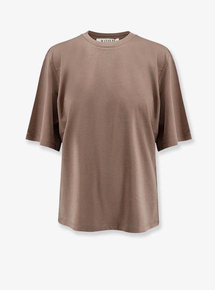 Rohe Cotton, Modal And Silk Blend T-Shirt Taupe