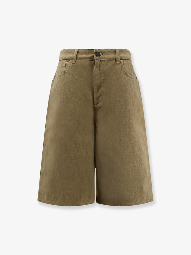Rohe Cotton Bermuda Shorts Sage
