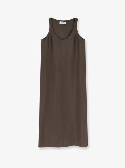 Rohe Long Silk Dress Earth