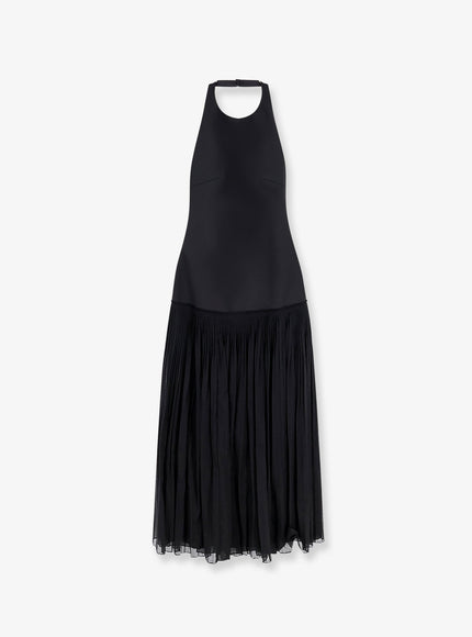 Rohe Pleated Long Dress Black