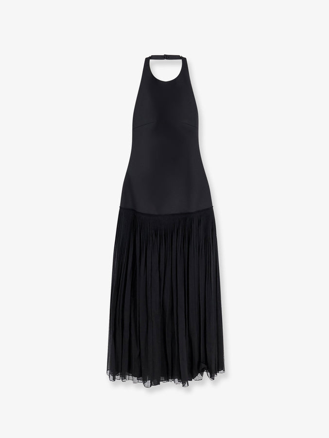Rohe Pleated Long Dress Black