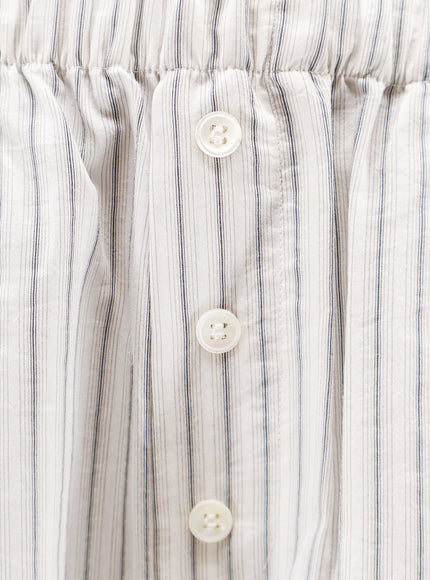 Rohe Silk Trousers With Striped Pattern
