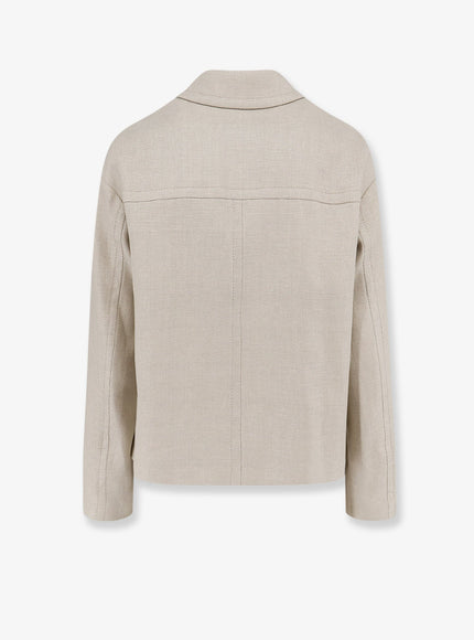 'S Max Mara Smmdattero Linen And Cotton Jacket