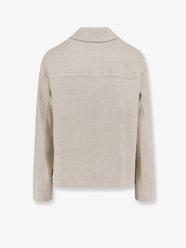 'S Max Mara Smmdattero Linen And Cotton Jacket