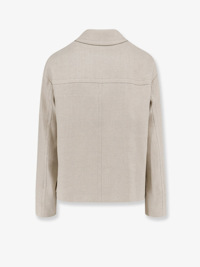 'S Max Mara Smmdattero Linen And Cotton Jacket