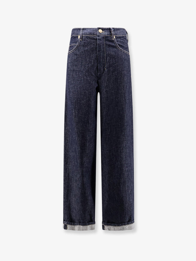 'S Max Mara Smmchiara Cotton Jeans Blu Marino