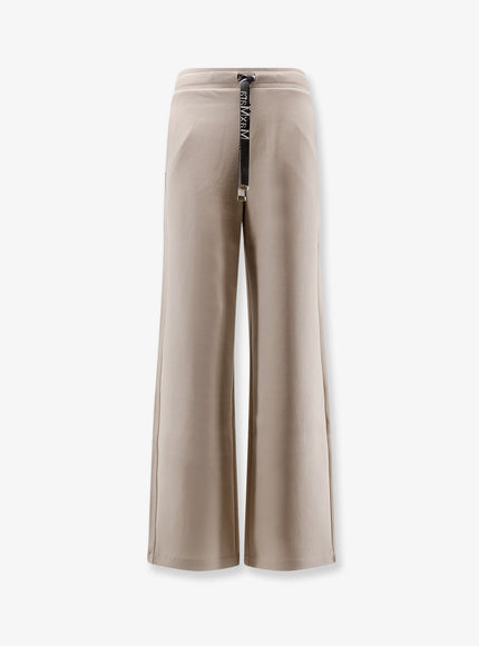 'S Max Mara Smmbali Cotton Blend Trousers Ecru