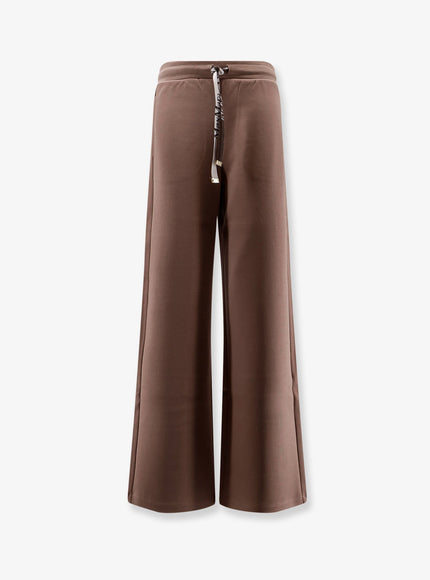 'S Max Mara Smmbali Cotton Blend Trousers Rosa