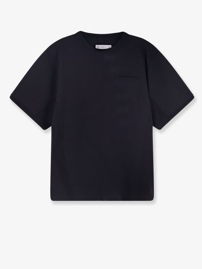 Sacai Cotton T-Shirt Black