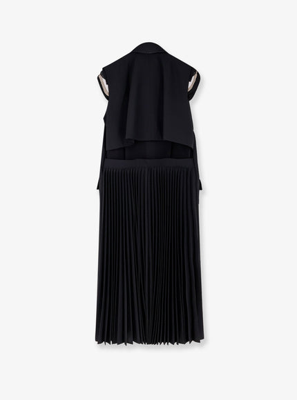 Sacai Wool Blend Blazer Dress