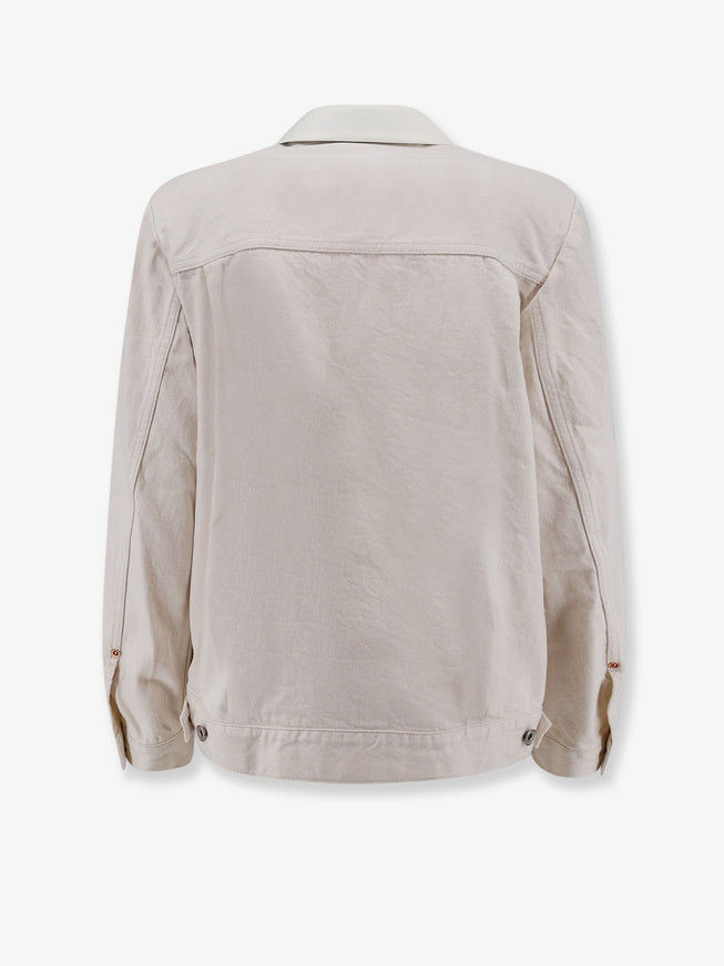 Sacai Blazer With White Denim Insert On The Back