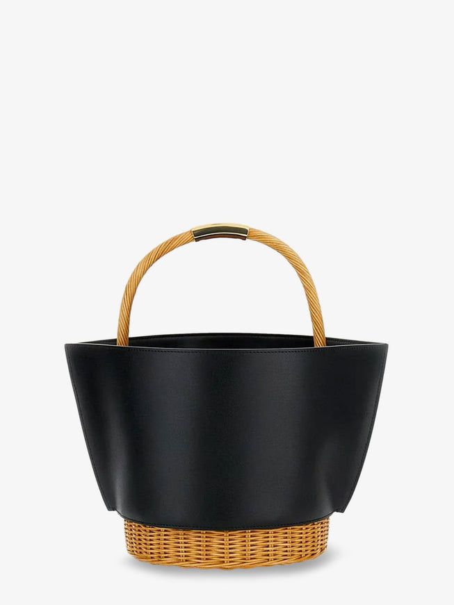 Sacai Leather Crossbody Bag With Logo On The Front