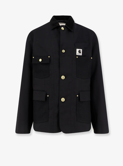Sacai X Carhartt Wip Jacket With Double Logo Patch Black