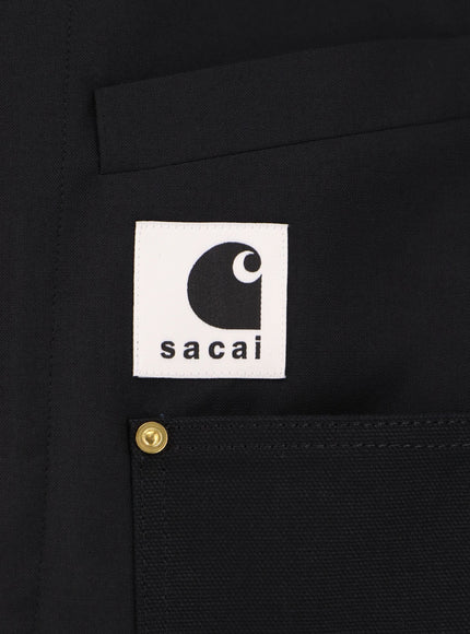 Sacai X Carhartt Wip Jacket With Double Logo Patch