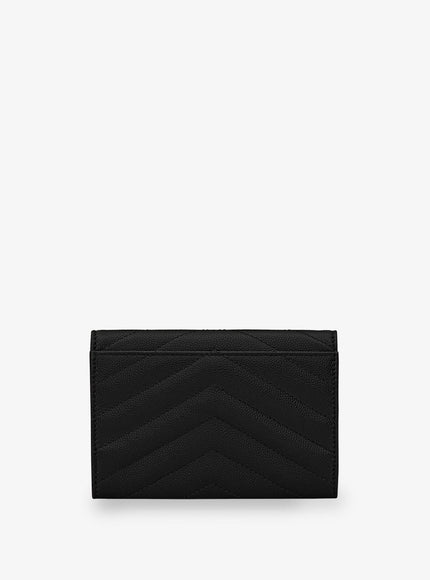 Saint Laurent Cassandre Matalassé Leather Wallet