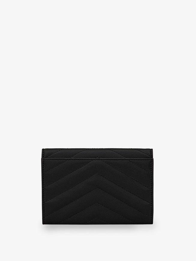 Saint Laurent Cassandre Matalassé Leather Wallet