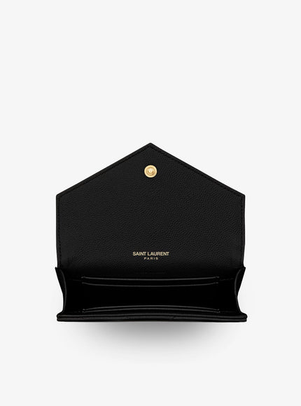 Saint Laurent Cassandre Matalassé Leather Wallet