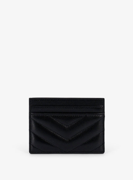 Saint Laurent Cassandre Leather Card Holder
