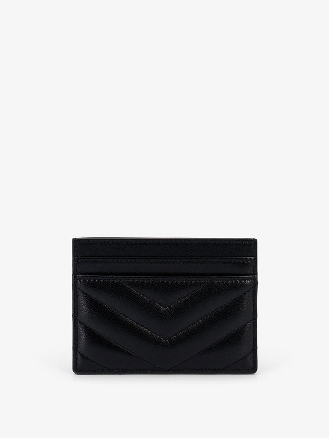 Saint Laurent Cassandre Leather Card Holder